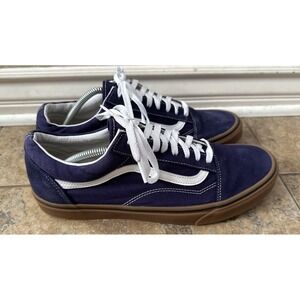 VANS SHOES OLD SKOOL SNEAKER US 13  GUM Purple /White